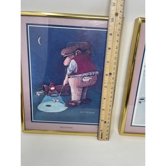 Gary Patterson THE FANATIC 10x8 Art Print Thought Factory Humorous Golf Framed - Picture 9 of 9